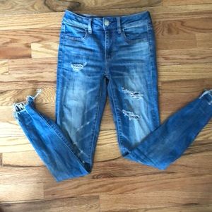 American Eagle Jeans, Super Stretch, 00 Regular